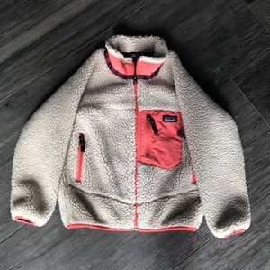 Girls Patagonia Fleece zippered jacket